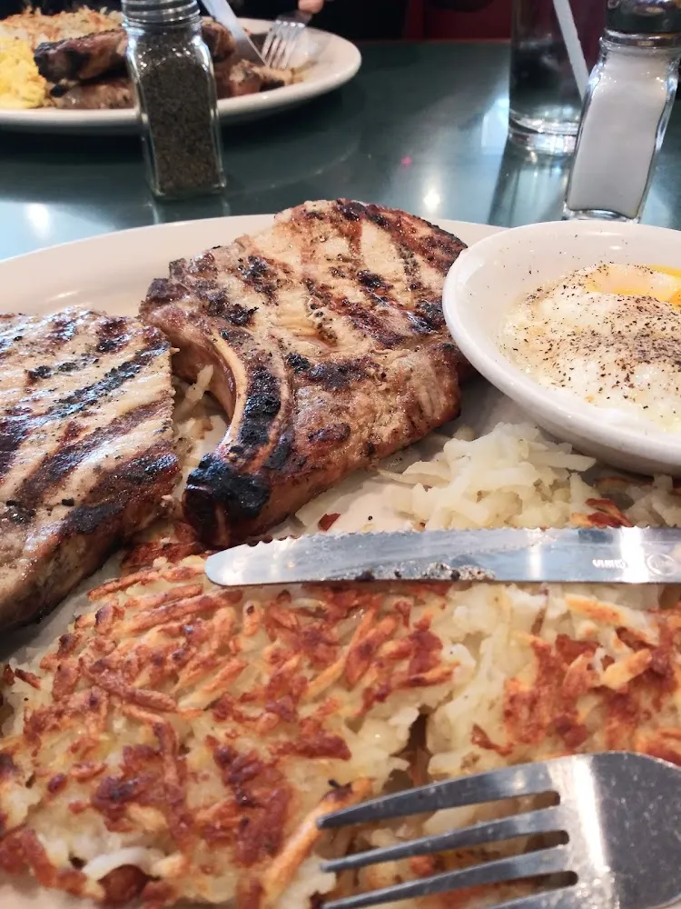 Pork Chops and Eggs